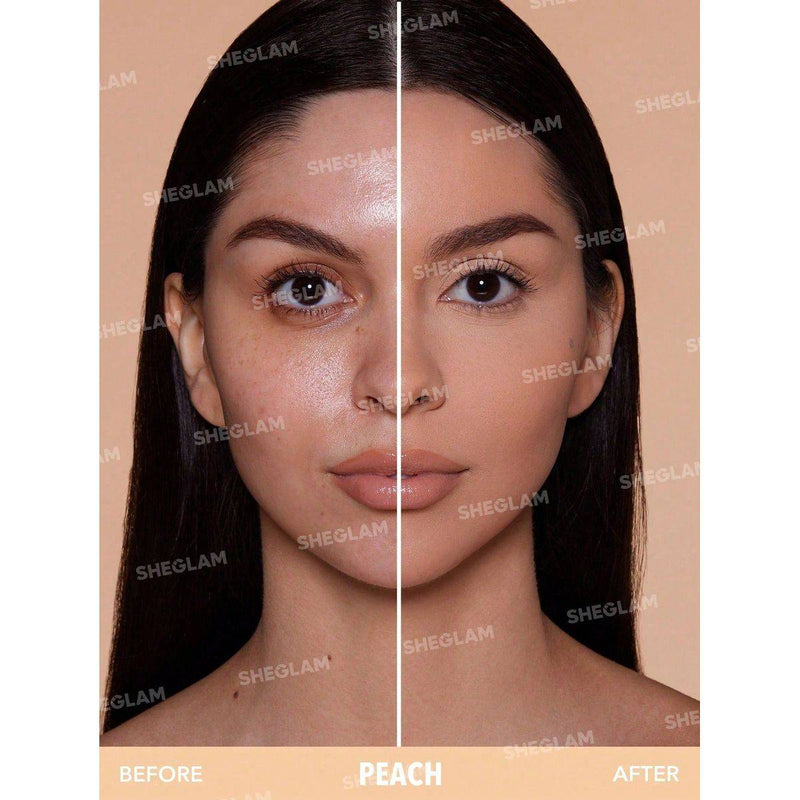 Sheglam Skin Focus High Coverage Powder Foundation Peach 11g