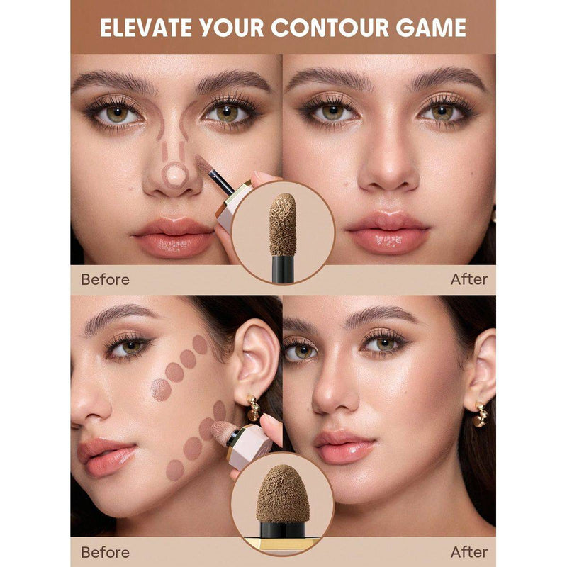 Sheglam Precision Sculpt Liquid Contour Duo Tawny Amber 6ml