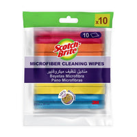 Scotch-Brite Microfibre Cleaning Wipes 10 Packs