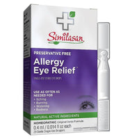 Similasan Allergy Eye Relief Drops 0.4ml 20 Single Dose Vials - Do Not Enable