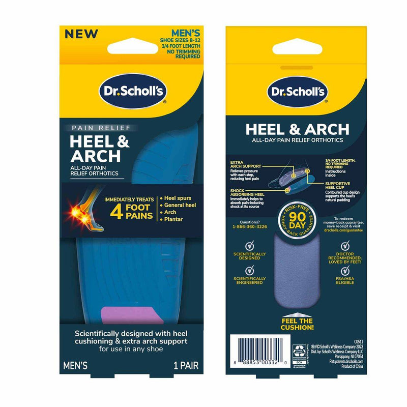 Dr Scholls Heel And Arch Pain Men 1 Pair