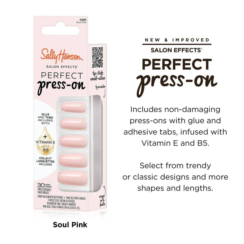 Sally Hansen Salon Effects Perfect Press-On Nails CO311 Soul Pink