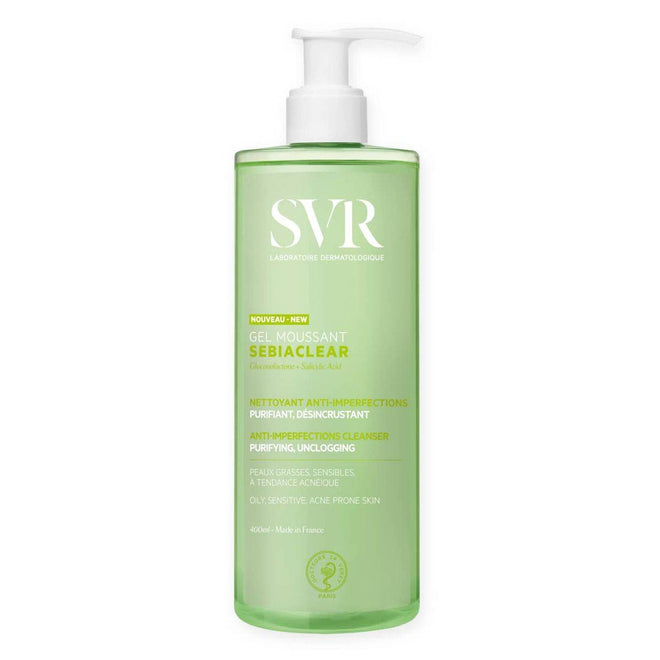 SVR Sebiaclear Anti Imperfections Cleanser Gel 400ml