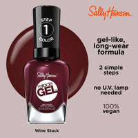 Sally Hansen Miracle Gel Nail Polish Wine Stock 14.7ml
