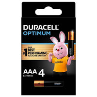 Duracell Battery Optimum AAA 4 Pieces
