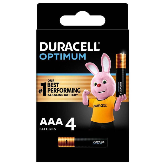 Duracell Battery Optimum AAA 4 Pieces