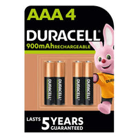 Duracell Battery Recharge AAA 900Mah 4 Pieces
