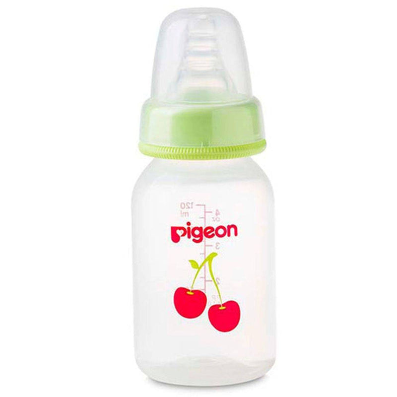 Pigeon Peristaltic Nipple Plastic Bottle Decorated Fruits 120ml