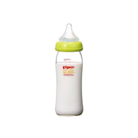 Pigeon Glass Feeding Bottle Transparent Cap 240ml