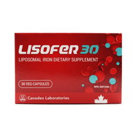 Lisofer 30 Liposomal Iron 30 VegeCapsules