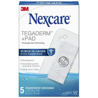 Nexcare Tegaderm Transparent Waterproof Dressing 6x10cm 5 Pieces