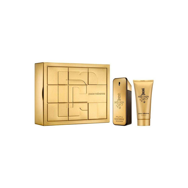 Paco Rabanne 1 Million (M) EDT 100ml + EDT 10ml Travel Spray + Shower Gel 100ml Gift Set