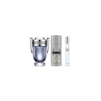Paco Rabanne Invictus Eau de Toilette 100ml + Eau de Toilette 10ml Travel Spray + Deo Spray 150ml Gift Set
