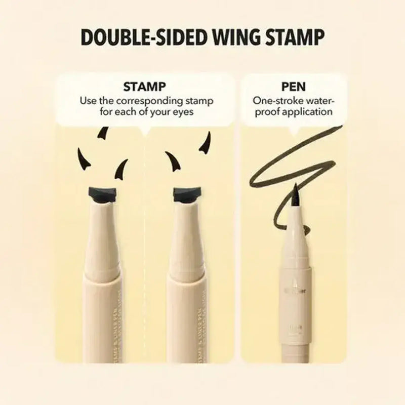 Sheglam Get Foxy Eye Stamp & Liner Pen Black 0.6ml