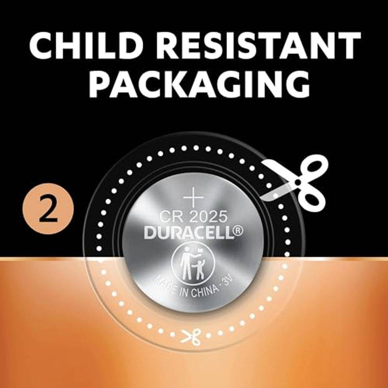 Duracell Battery CR2025 2 Pieces