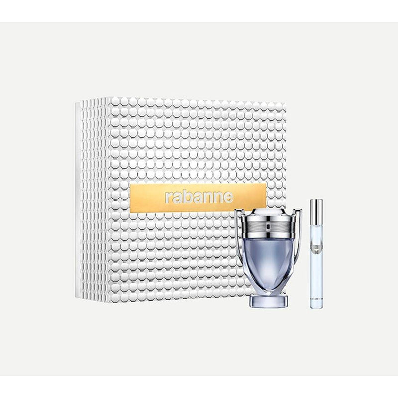 Paco Rabanne Invictus Eau de Toilette 50ml + Eau de Toilette 10ml Travel Spray Gift Set