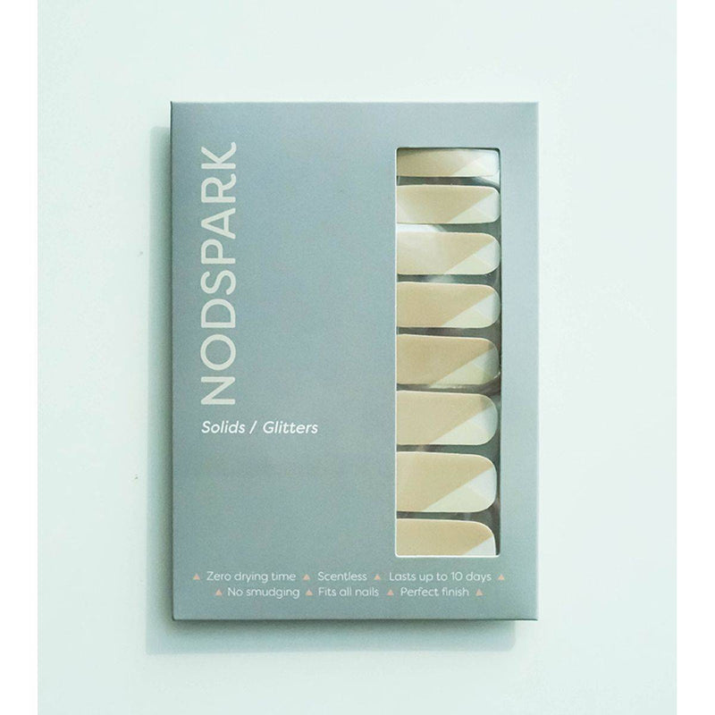 Nodspark Manicure On the Go No Drying Time Nail Wrap Dancing Ivory