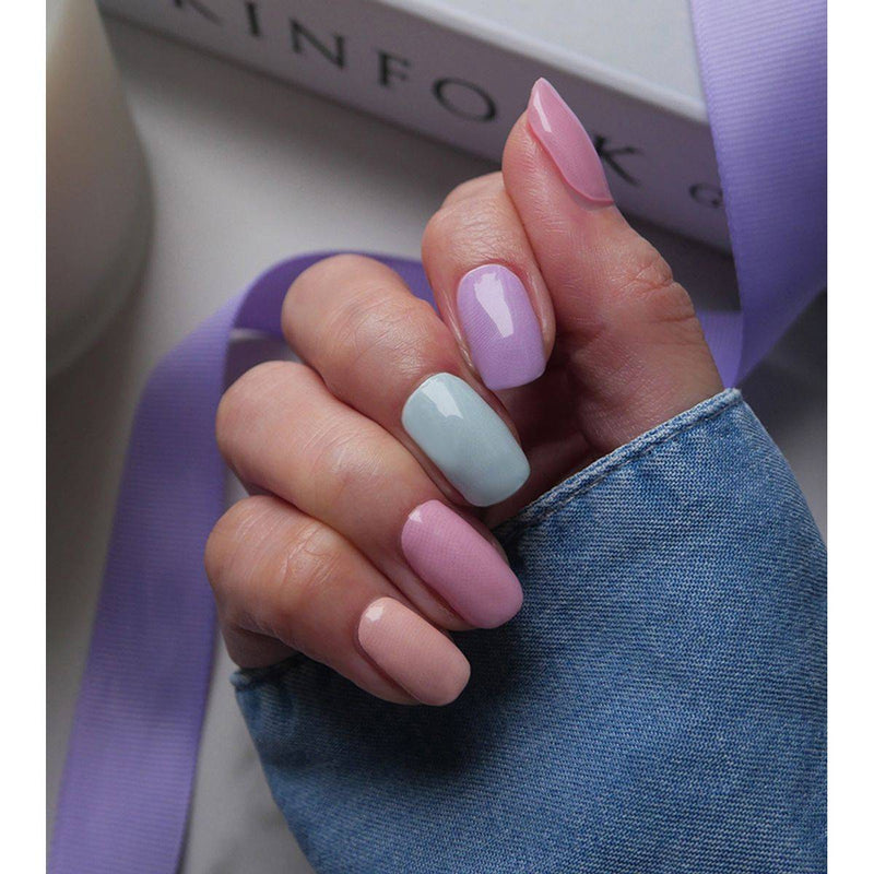 Nodspark Manicure On the Go No Drying Time Nail Wrap Candy Pastel Color chart