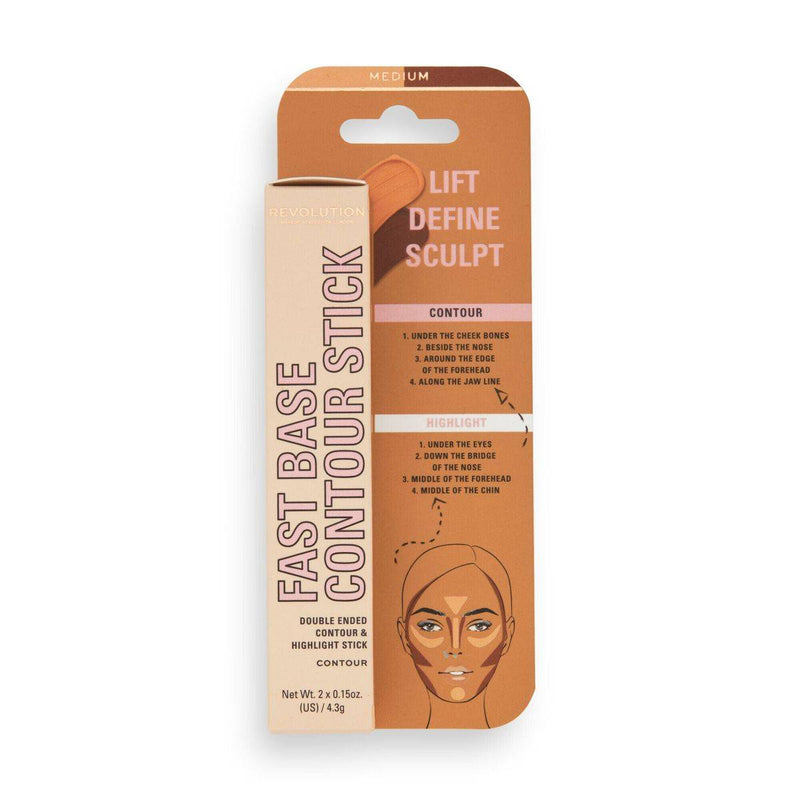 Revolution Makeup Fast Base Contour Stick Medium 4.3g