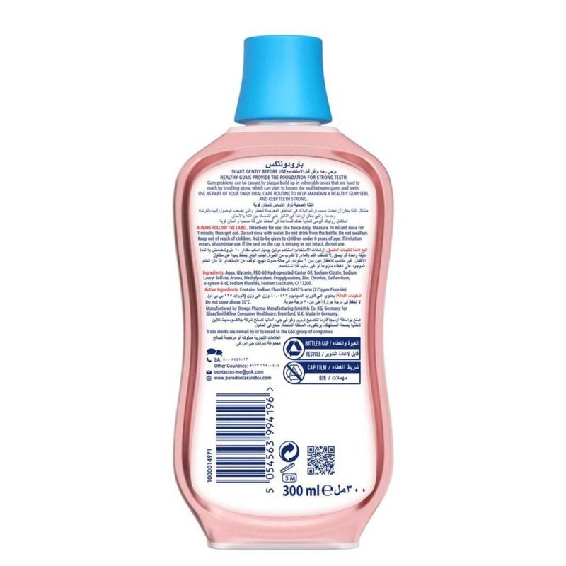 Parodontax Mouthwash Active Gum Health Extra Fresh 300ml