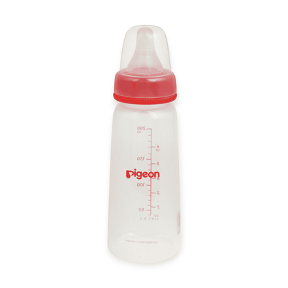 Pigeon Plastic Feeding Bottle Transparent Cap 200ml