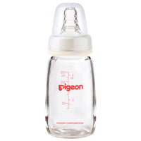 Pigeon Glass Feeding Bottle Transparent Cap 120ml