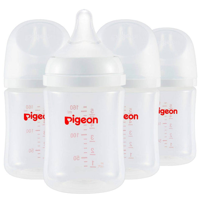 Pigeon SofTouch Plastic Bottle Decorated 0 Months+ Bear 160ml