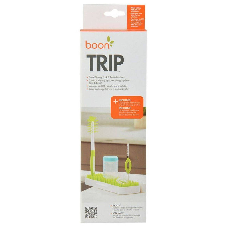 Boon Trip Travel Drying Rack & Bottle Brushes