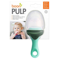 Boon Pulp Silicone Feeder Green & Grey