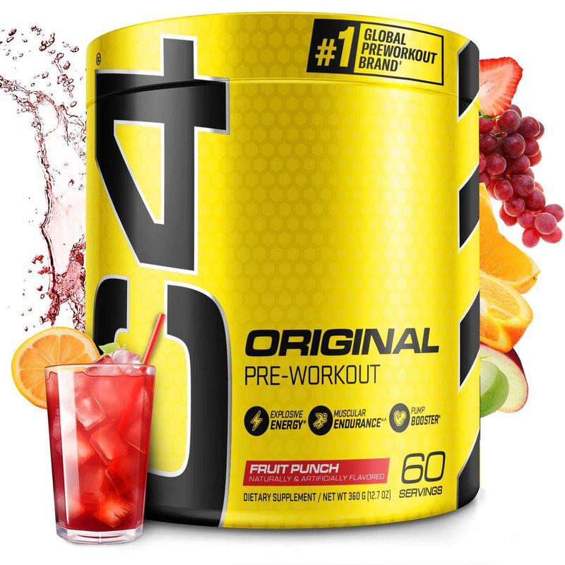 Cellucor C4 Original Pre Workout Powder Fruit Punch 50 Serves 390g