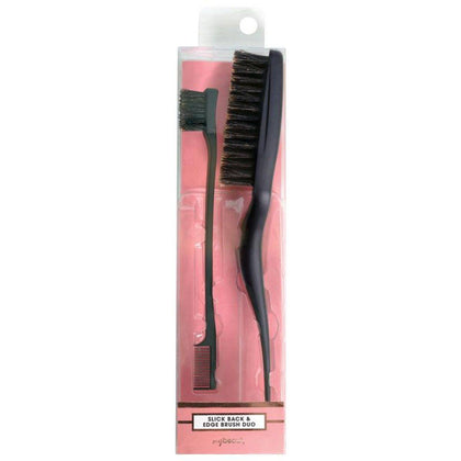 My Beauty Hair Slick Back & Edge Brush Duo