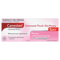 Canesten 500mg Vaginal Pessaries With Applicator 1 Pack