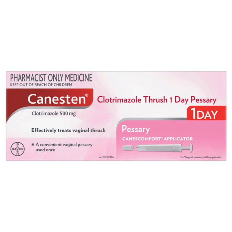 Canesten 500mg Vaginal Pessaries With Applicator 1 Pack
