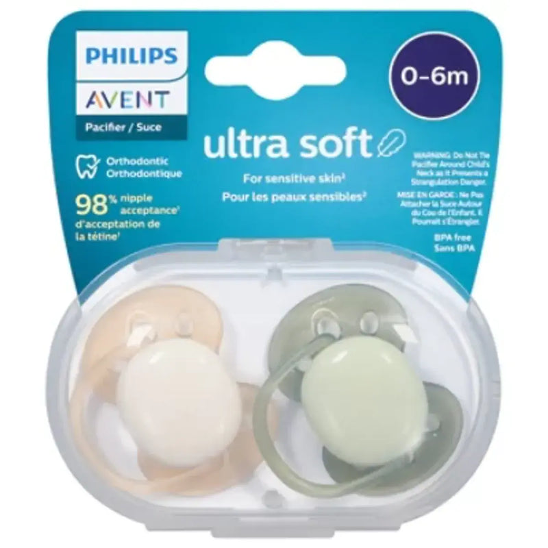 Philips Avent Soft Soother 0-6 Months Girl Deco 2 Pack