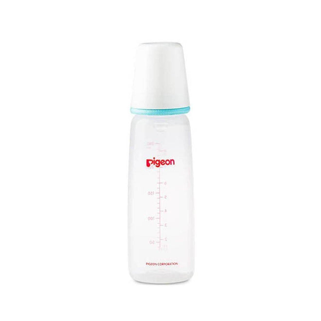 Pigeon Plastic Feeding Bottle White Cap 200ml