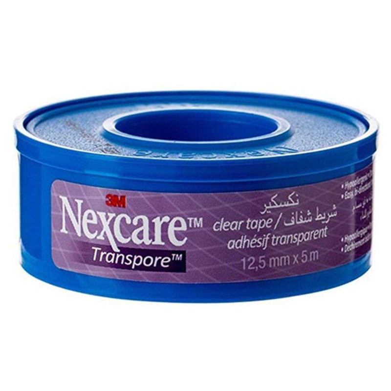 Nexcare Transpore Clear Tape 12.5x5m 18 Spools