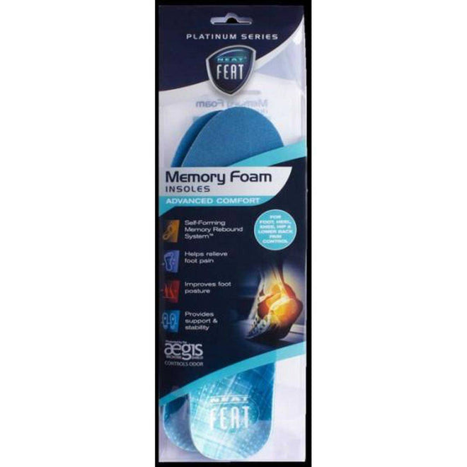 Neat Feat Memory Foam Insoles Men