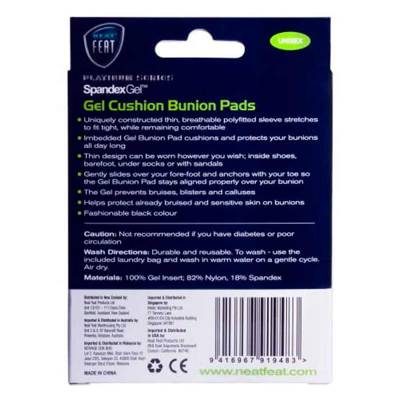 Neat Feat Spandex Bunion Pad Sleeve Large