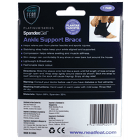 Neat Feat Spandex Gel Ankle Support Brace Large