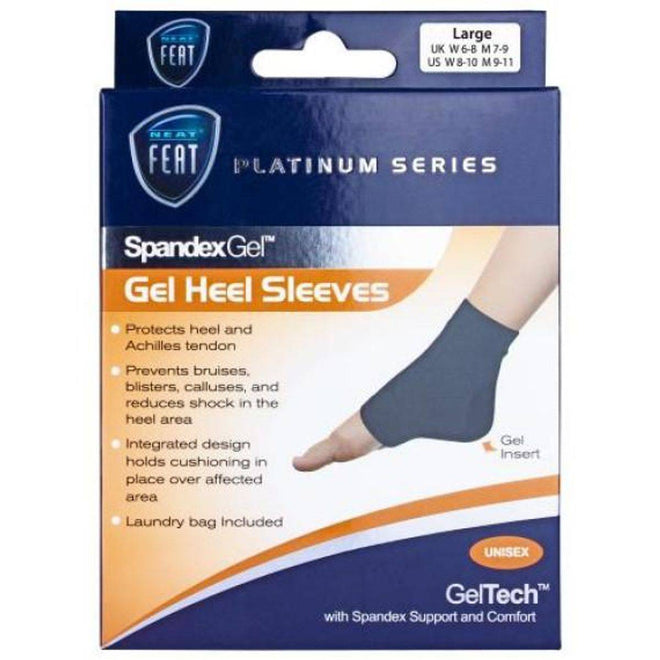 Neat Feat Spandex Gel Heel Sleeve Large