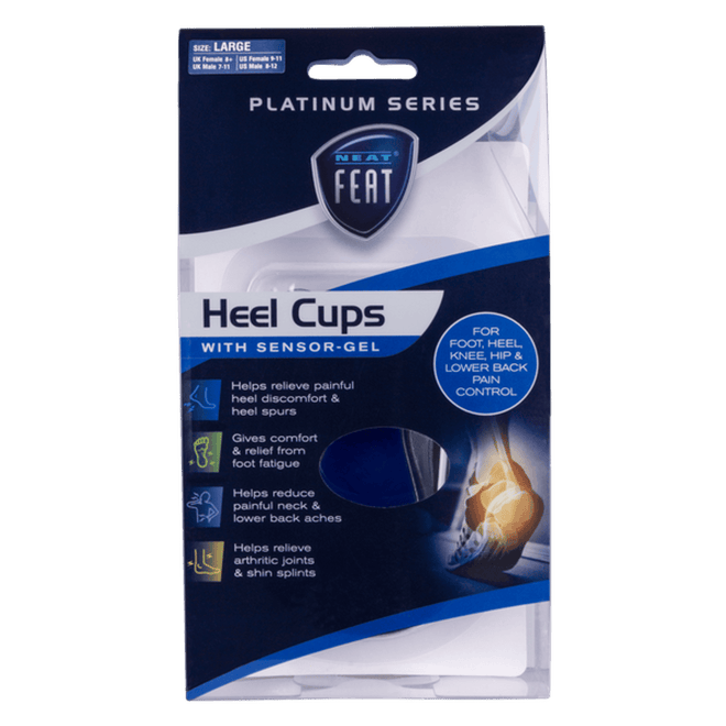 Neat Feat Gel Tech Heel Cups Large