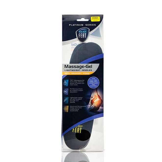 Neat Feat Energy Massage Gel Insoles Mens