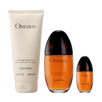 Calvin Klein Obsession Eau de Parfum 100ml + Body Lotion 100ml + Eau de Parfum 15ml Gift Set