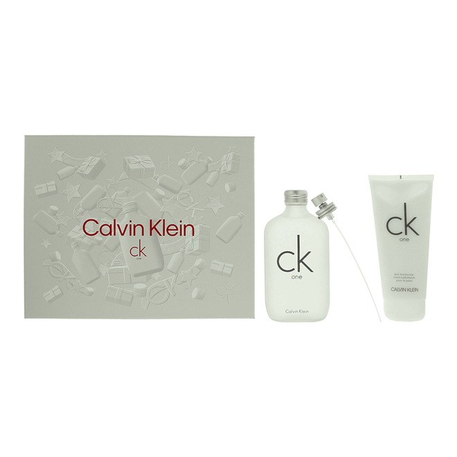Calvin Klein CK One (U) EDT 200ml + Body Lotion 200ml Gift Set