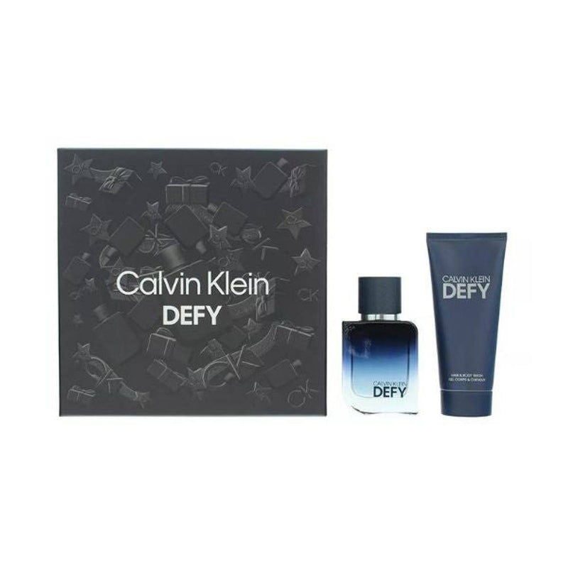 Calvin Klein Defy Eau de Parfum 50ml + Hair & Body Wash 100ml Gift Set