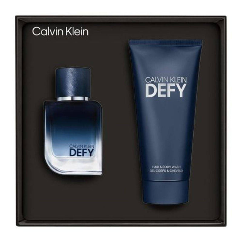Calvin Klein Defy Eau de Parfum 50ml + Hair & Body Wash 100ml Gift Set