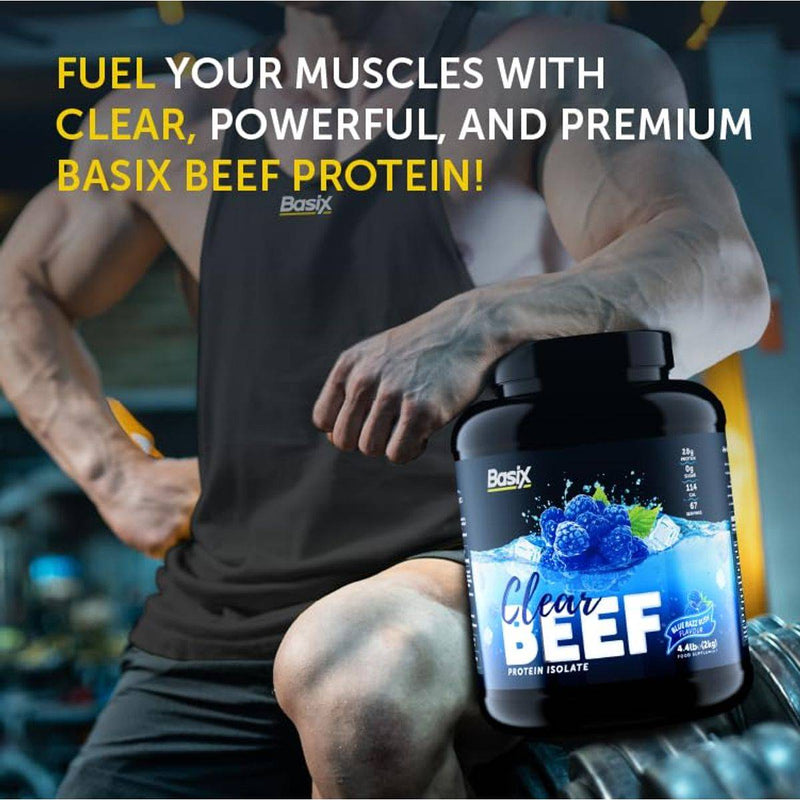 Protein Isolate Blue Raspberry Basix Clear Beef Protein Isolate Blue Raspberry 2kg – Chemist Warehouse UAE