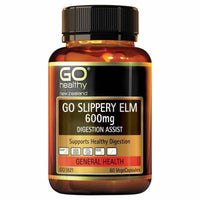 GO Healthy Slippery Elm 600mg 60 VegeCapsules