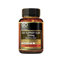 GO Healthy Slippery Elm 600mg 60 VegeCapsules
