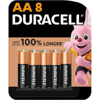 Duracell Battery AA 8 Pieces